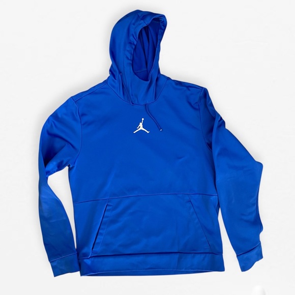 Jordan Other - Men’s Air Jordan Vibrant Blue Hoodie with Iconic Logo M